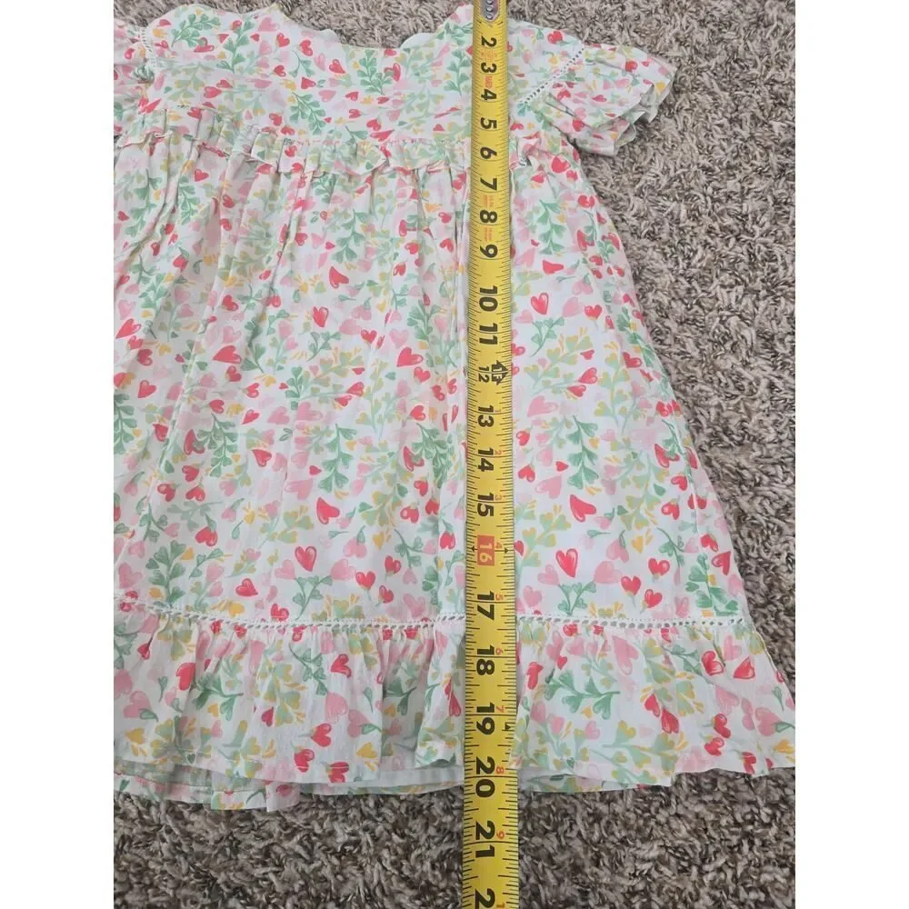 Rachel Zoe Toddler Girl Floral Heart Dress Purse Set 3T Cotton Spring Summer